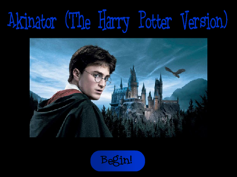 Akinator (The Harry Potter Version)