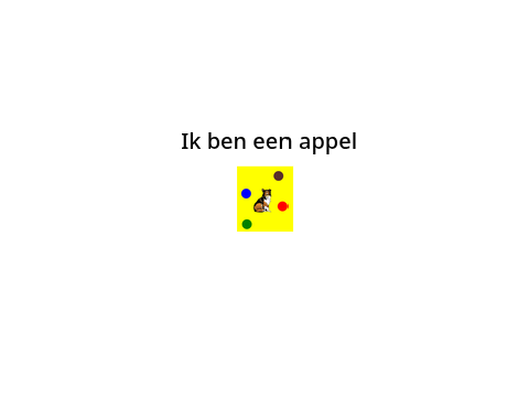 Ik ben een appel