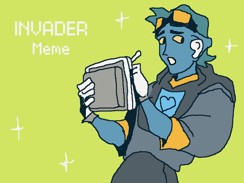 !! invader invader -animation meme ¡¡ remix