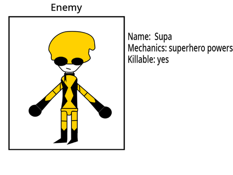 Based of an action figure