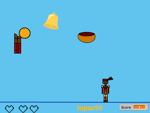 Double click flag! [Eat the chocolate } Double click green flag!