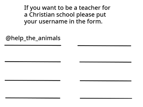 Teacher form 