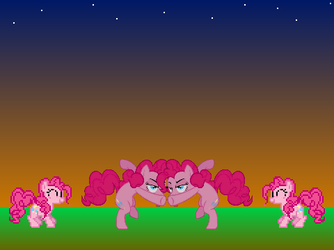 Pinkie does the harlem shake (clones)