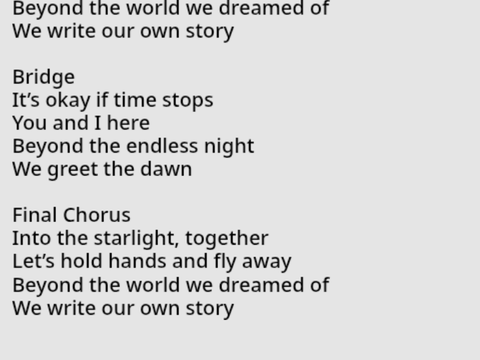 Into The Starlight