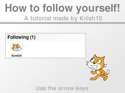 How to follow yourself!