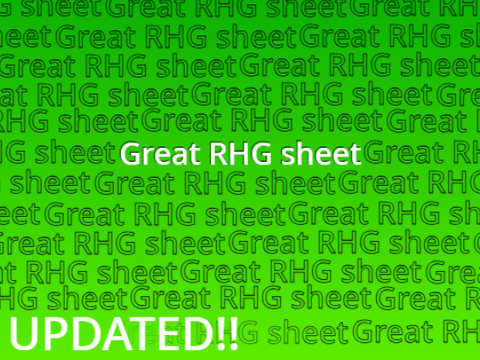 Great RHG (super updated)