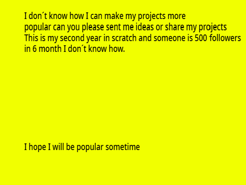 I am sad about this.