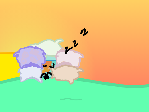 pillow fort :D