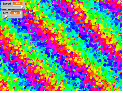 Dot rainbow w/ adjustability
