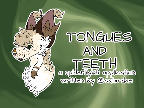 058 . won!! TONGUES AND TEETH