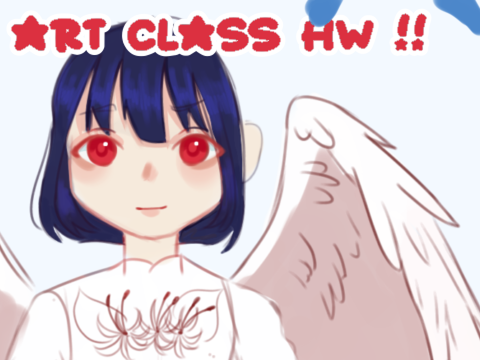 art class hw ⋆?⋆ˎˊ˗