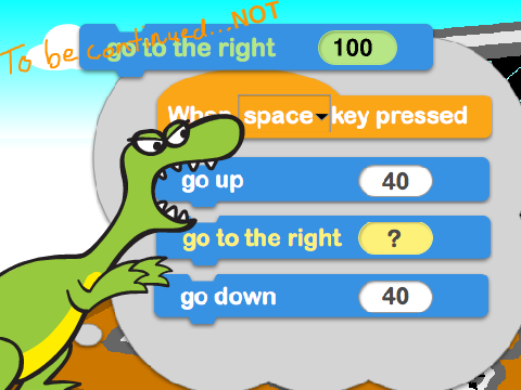 Dino fails: Aaand there goes another computer... remix