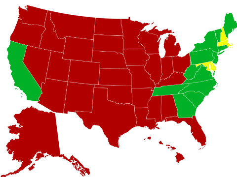 States I've been to 