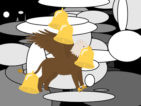  Griffin ringing bells