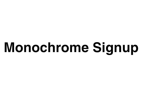 Signups - Monochrome Mathician