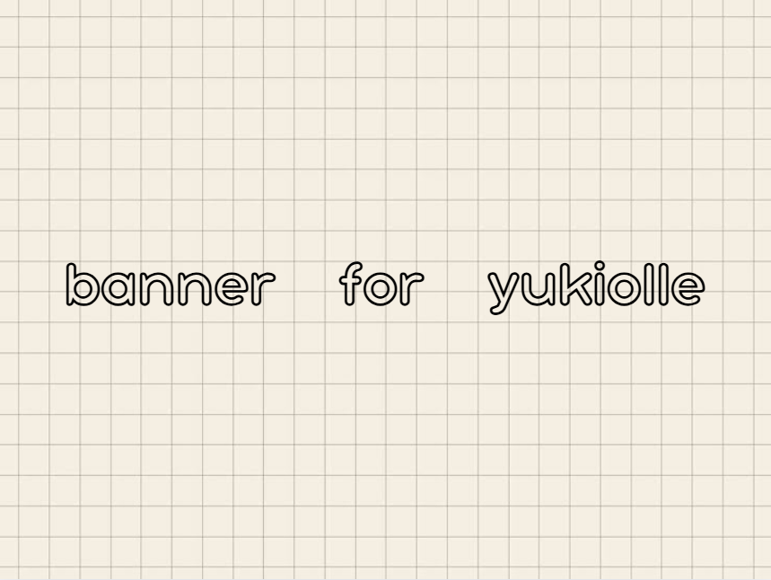 banner　for　yukiolle