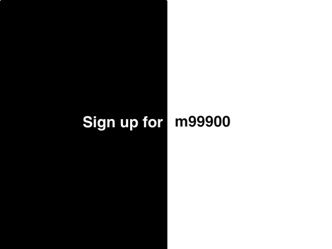 Signups - Monochrome remix