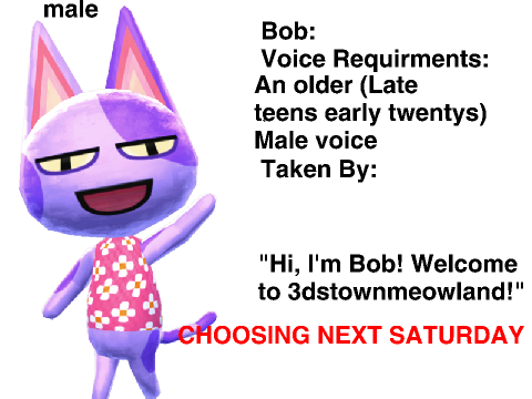 Voice tryouts!
