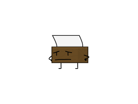 box of paper slips