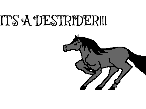 IT'S A DESTRIDER!!!