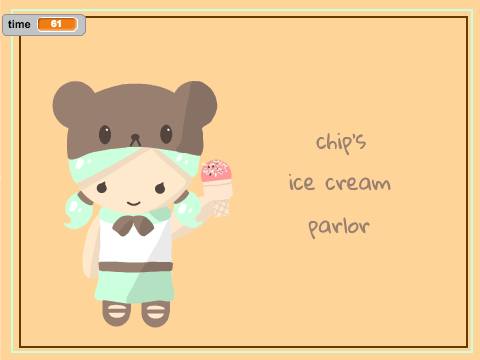 chip's ice cream parlor!!