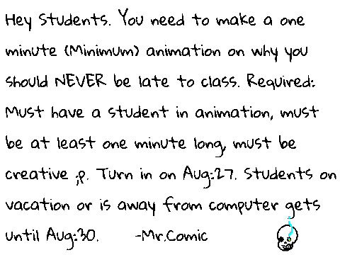 Undertale HighSchool- Assignment!