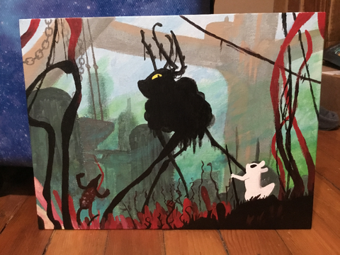 Rain Deer Painting