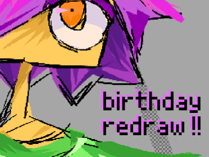 BIRTHDAY ART COMPARISON !!