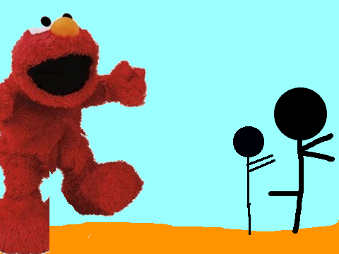 add yourself runing from elmo!!![1] remix