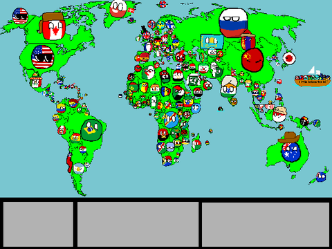 Countryballs World Map