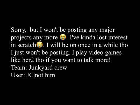 Won’t be posting anymore