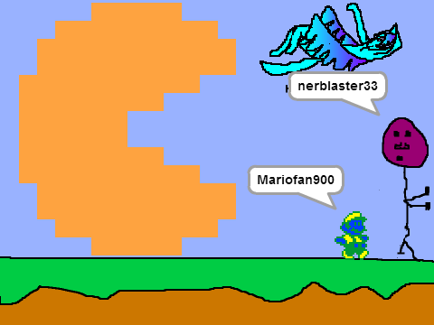 Add Yourself Running From The Giant Pac-Man! remix remix