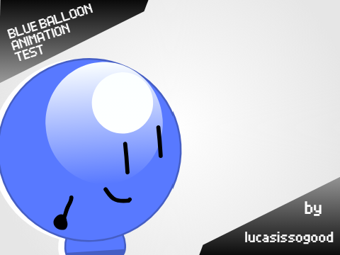 Blue Balloon Animation Test