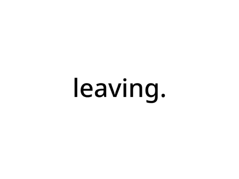 leaving fr.