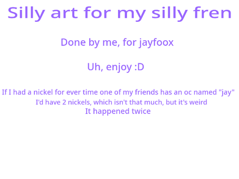 Silly jay art