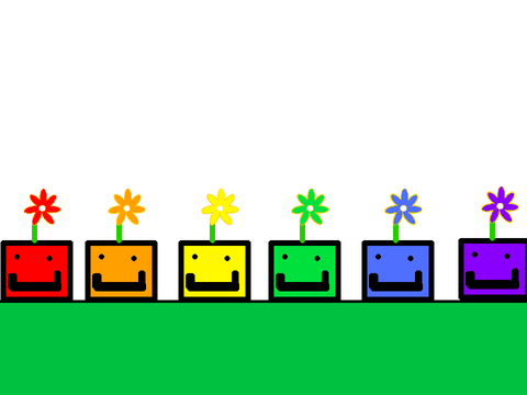 Rainbow of happiness 