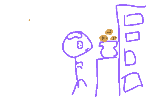 don't be sus while grabbing them cookies!!