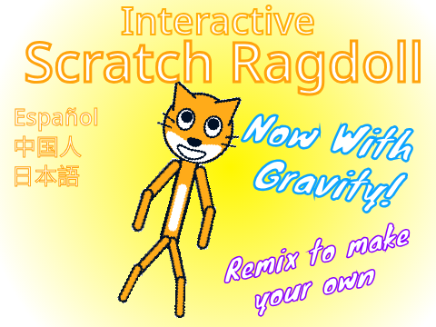 Interactive Scratch Ragdoll v1.3 (remix to make your own)