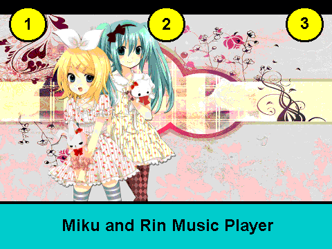 Miku and Rin Music Player
