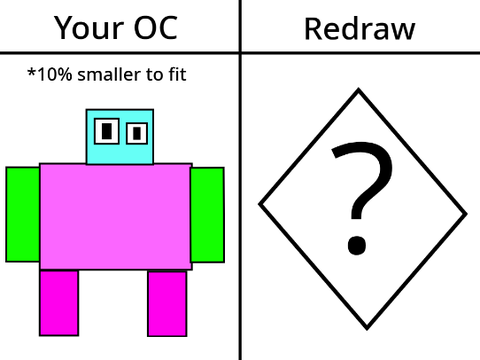 ok, i did that now, redraw my OC pleas