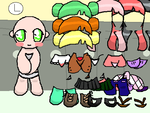 Shy girl dress-up remix