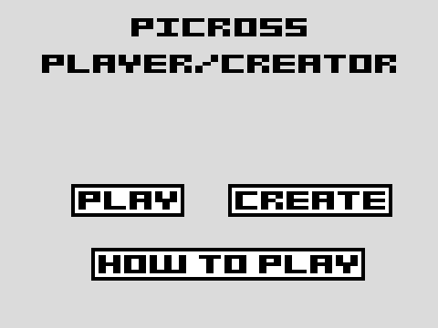 Picross Player/Creator
