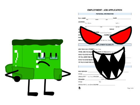 I’m not scared of a job application