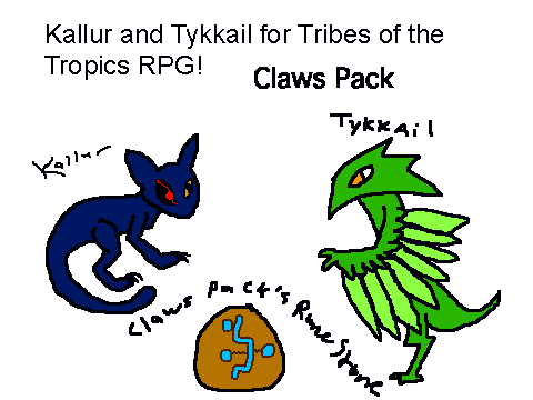 Kallur and Tykkail for Tribes of the Tropics RPG!