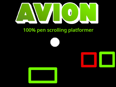 Avion 100% pen scrolling platformer game