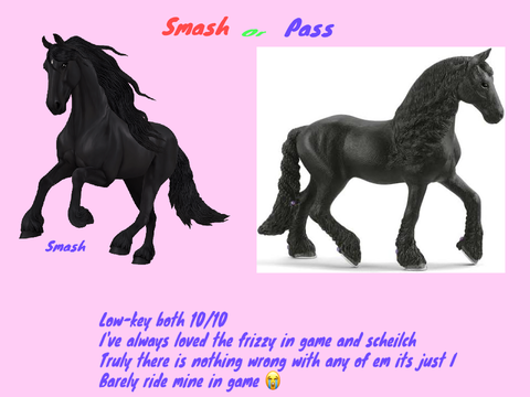 Smash or Pass starstable Vs Schleich