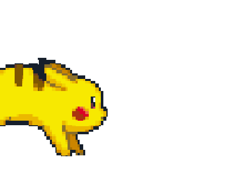 pikachu running