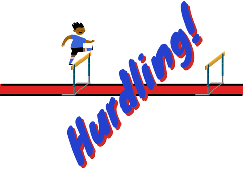 Hurdling!