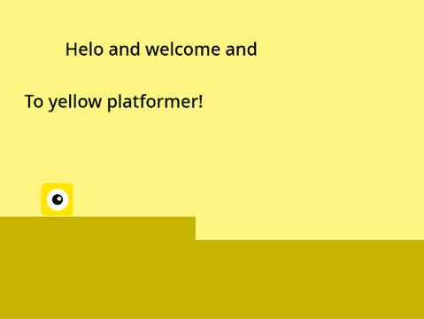 Yellow patformer (LIKE❤️AND⭐)