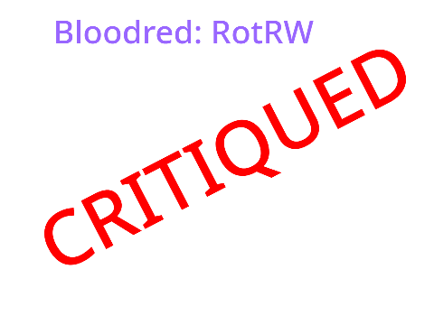 Bloodred: RotRW Critiqued